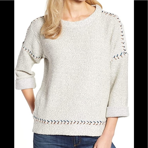 Lucky Brand Sweaters - Lucky brand womens embroidered pullover sweater!